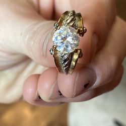 Simulated Diamond Ring