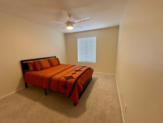 New queen bed mattress and frame