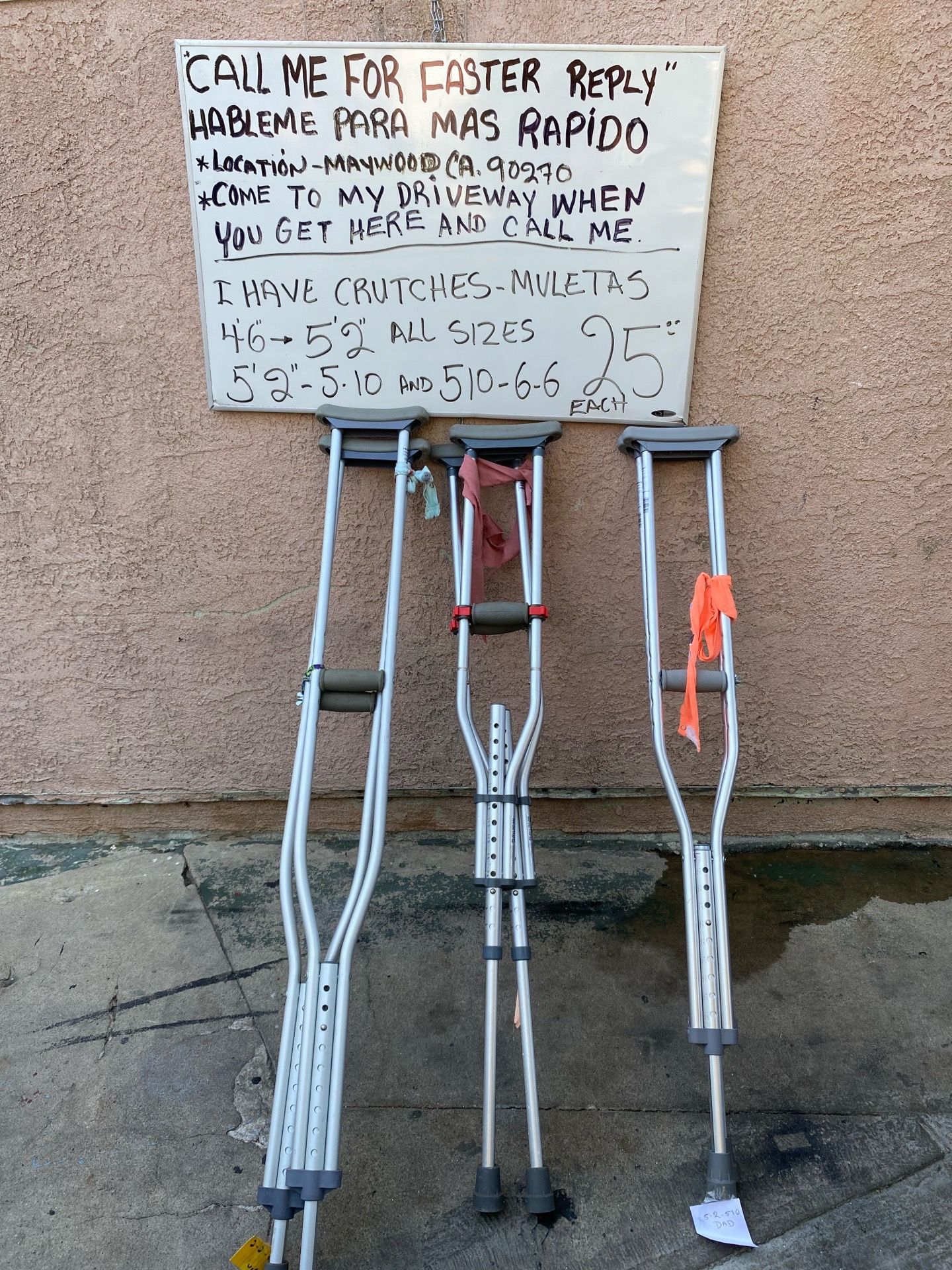 Muletas crutches