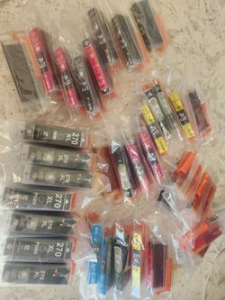 New Sealed Ink Cartridges for Canon Printers 270 271