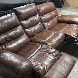 Leather couch