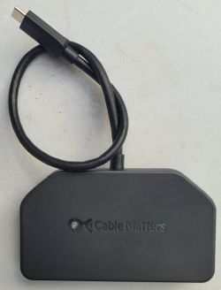 Cable Matters 3-Port USB-C MST Multi-Monitor Hub