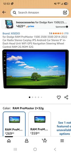 Ram promaster car stereo