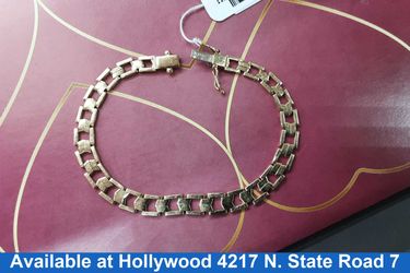 Bracelet - Yellow Gold 14k (.585) 9.5 grams 8 inch