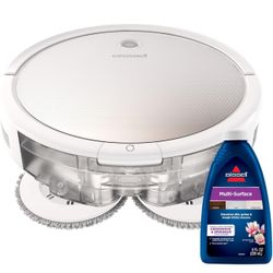 Bissell SpinWave Pet Robot, 2-in-1 Wet Mop and Dry Robot Vacuum 3347