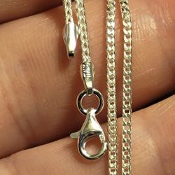 26" 1.2mm Italian 925 Sterling Silver Franco Chain Necklace Unisex 