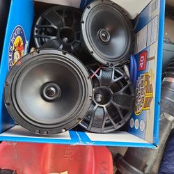 4 6.5 Inch Speakers 4 Gauge Ofc Wire And Rca 