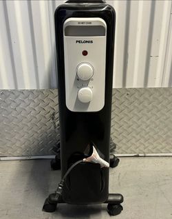 1,500-Watt Oiled-Filled Radiant Electric Space Heater/ Calenton