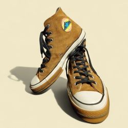 Unisex Suede Converse Chuck 70 High-Top, Clove Brown Men's 11½ Women's 13½