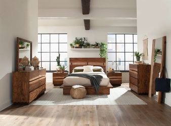 4 Piece Bedroom Set Include Queen Bed, Dresser, Mirror, 1 Nightstand…Optional Chest and sizes can be added