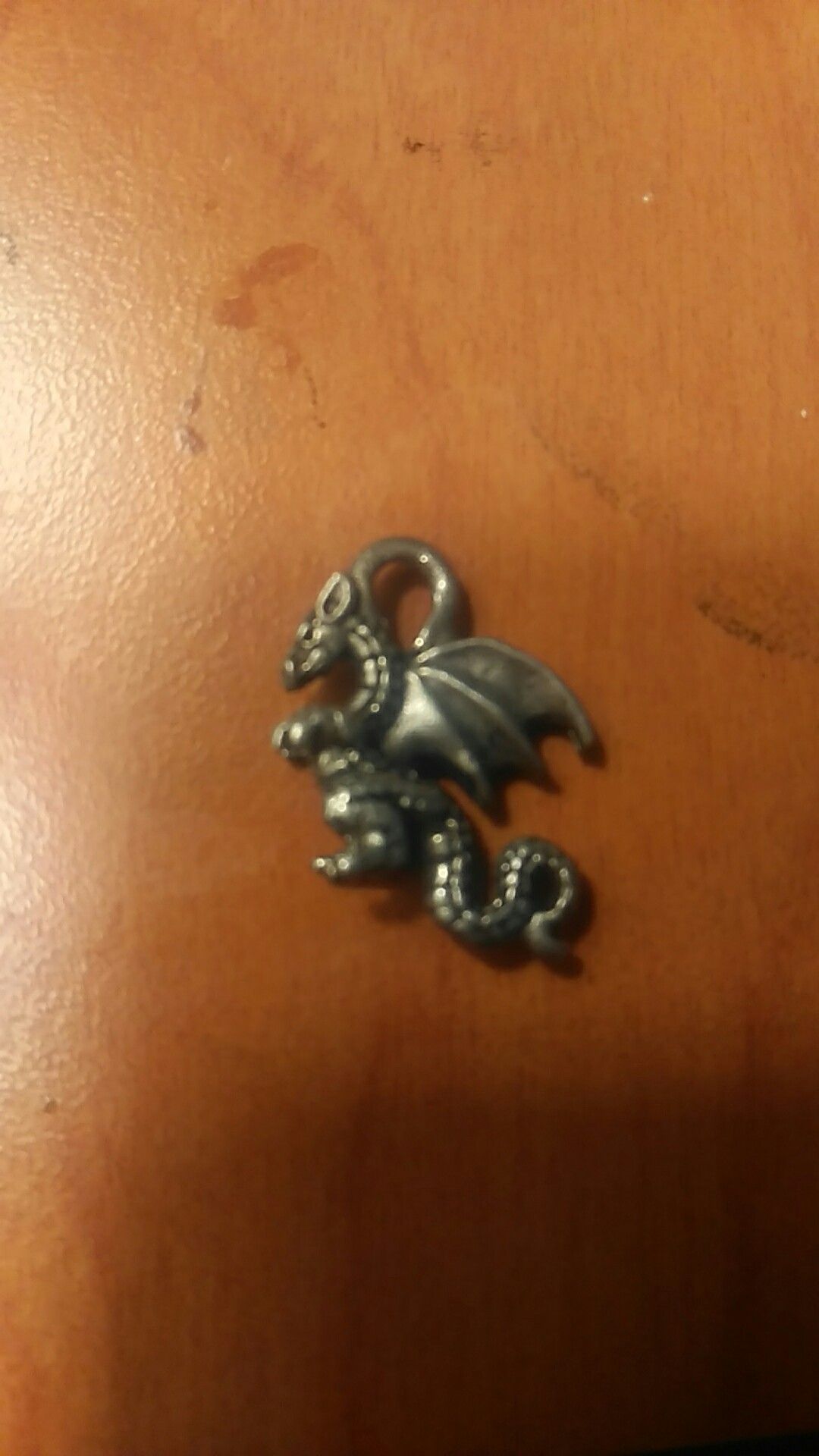 Silver Dragon Charm