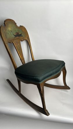 Antique Venetian Rocking Chair 