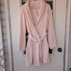 Calvin Klein Pink Long Sleeve Bath Robe - Size M/L