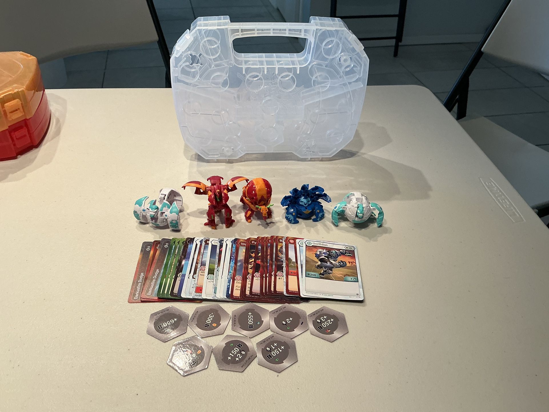 Bakugan Figures And Cards