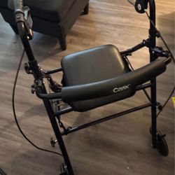 Carex Rolling Walker With Seat