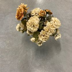 SILK FLOWER ARRANGEMENT IN VASE