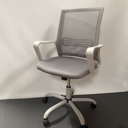 Rolling Office Student Computer Chair With Wheels. Gray