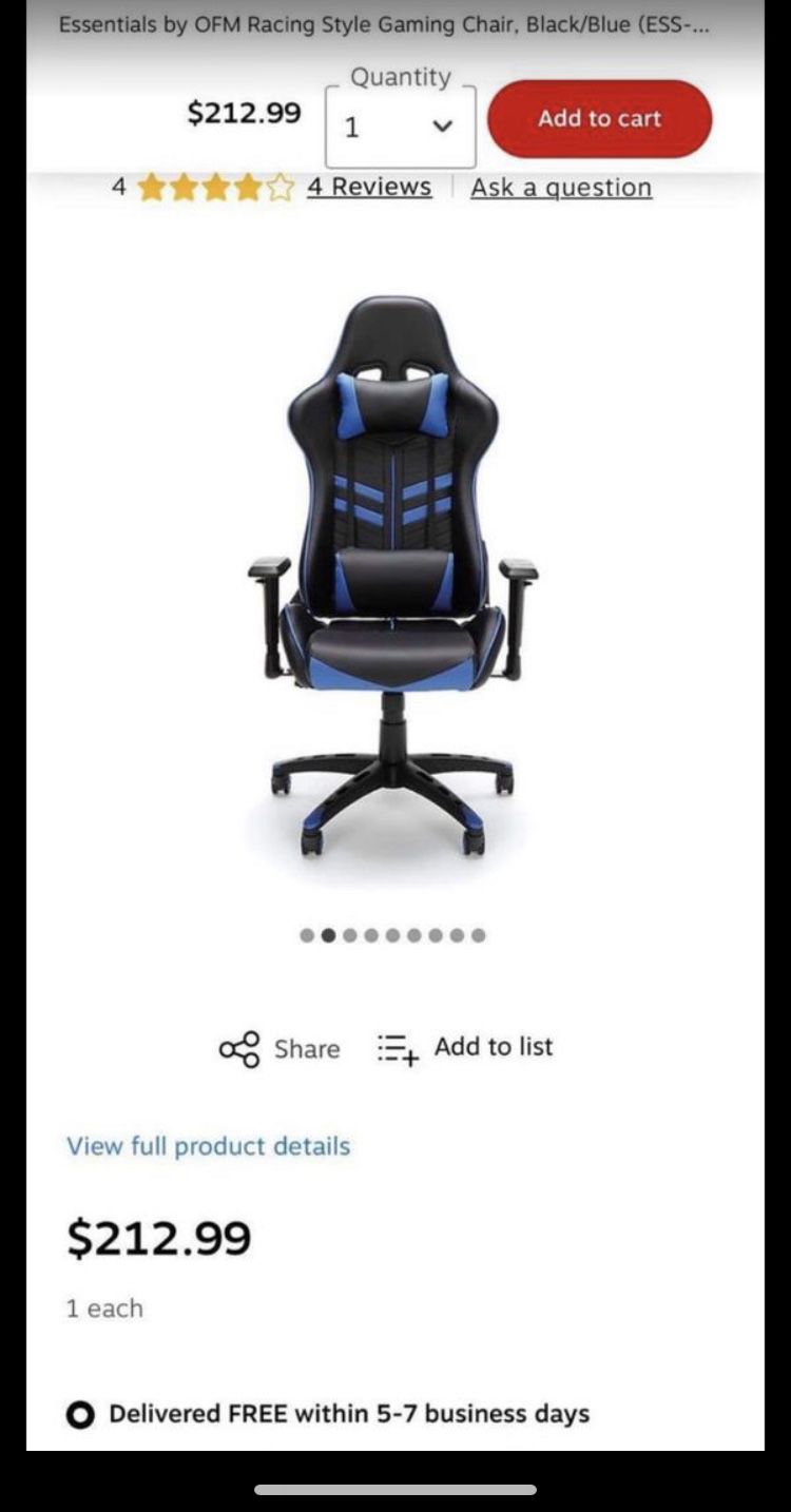 Gaming chair NEW!