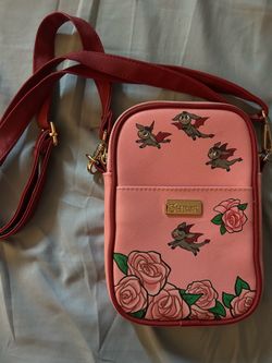 Boxlunch Shrek Donkey & Dragon Floral Crossbody Bag