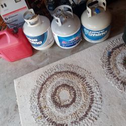 Three Propane Tanks Good For Trade-ins