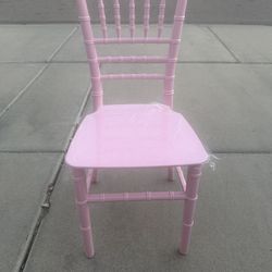 20 New kids Chiavari chairs pink for sale in the box