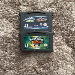 Power Rangers Wild Force / Ninja Storm / Time Force For Gameboy Advance