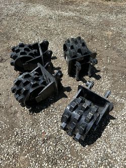 Mini Excavator Compaction Wheel Attachment 