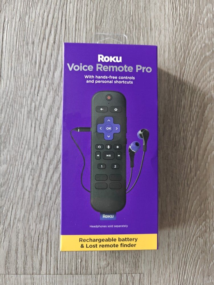 ROKU Voice Remote Pro - Original / Rechargeable (Model:RCS01R)