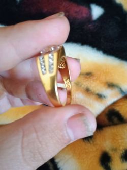 Got it from a friend beautiful lab drone diamond ring size 12 men's