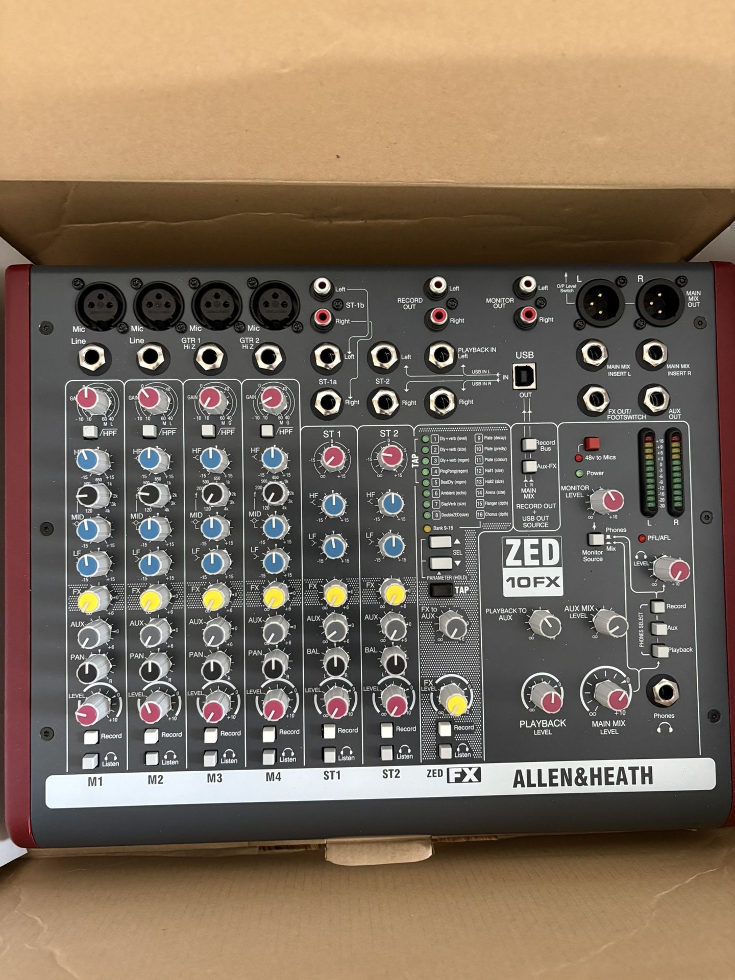 Allen & Heath ZED-10FX Audio Sound Mixer