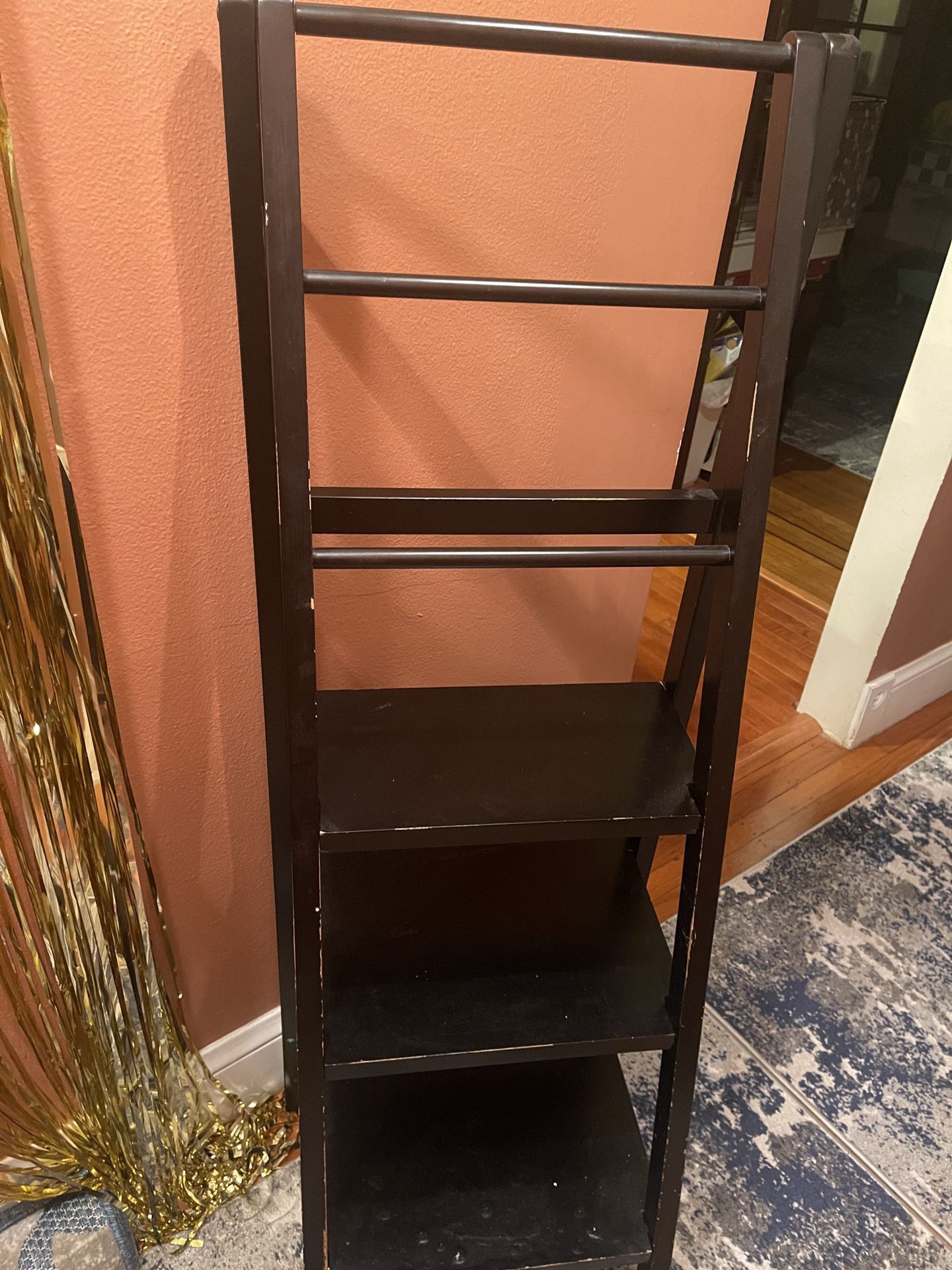 Ladder Shelf 53”h, 18”w, 16”d 