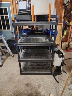 Plastic shelving