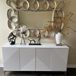 White Buffet Table