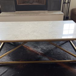 Marble/gold Coffee Table 
