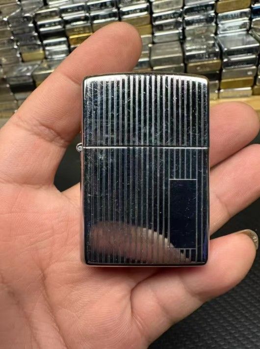2000 F-Month Zippo Plus Vertical Stripe Signature