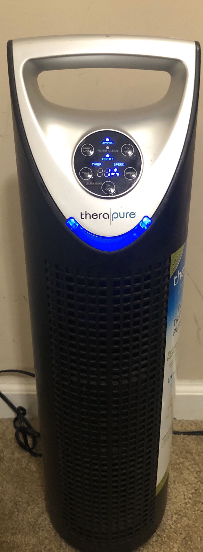 ENVION TheraPure UV Germicidal Air Purifier TPP540 HEPA Filter