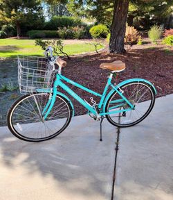 Bianchi Milano Celeste Bike with Basket