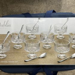 Make an offer - New Price Dublin 16 Piece Crystal Taster Set