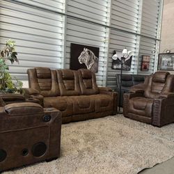 Power Recliner Couch Set- Free Delivery 