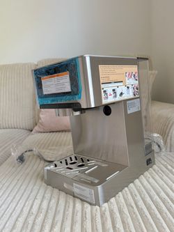 AIRMSEN Coffee Espresso Machine with Color Touchscreen, 20 Bar Cappuccino Latte Machines  AIRMSEN Espresso Machine with Color Touchscreen, 20 Bar Capp