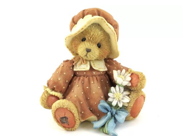 Cherished Teddies 1993 PRUDENCE “A Friend To Be Thankful For" figurine 
