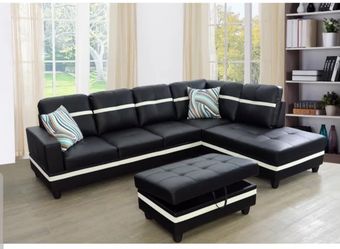 Sectional and Ottoman