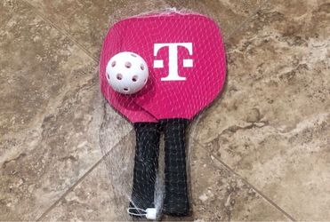 T-Mobile Pickleball Set (2 Paddles, 1 Ball) Pickle Ball $5