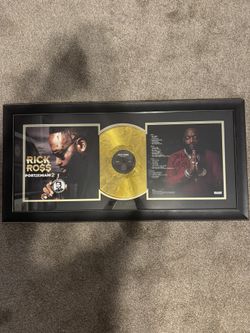 Rick Ross Autographed Album Framed