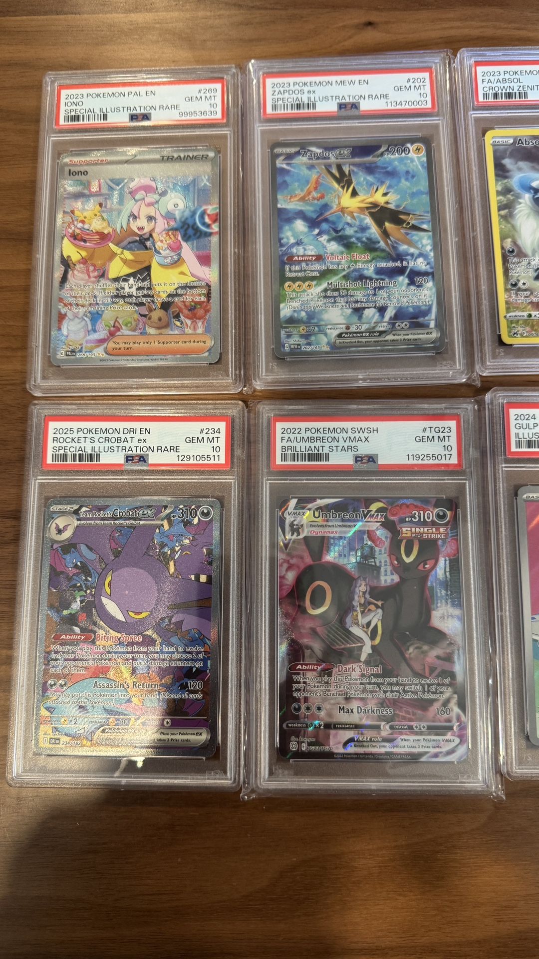 Pokemon Card PSA Slabs