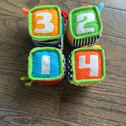 Infantino Soft Blocks Set Of 4 