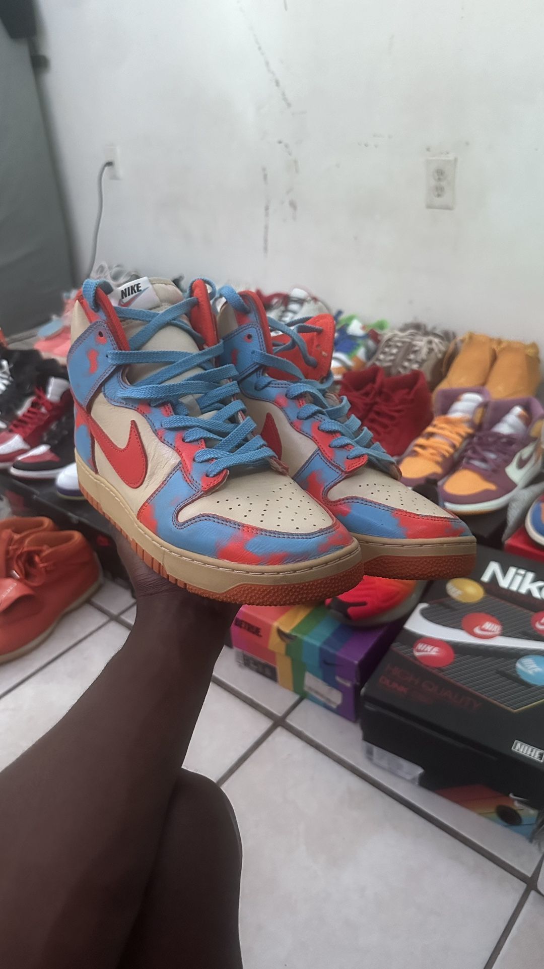 Nike Sb 1985 Orange Acid Wash