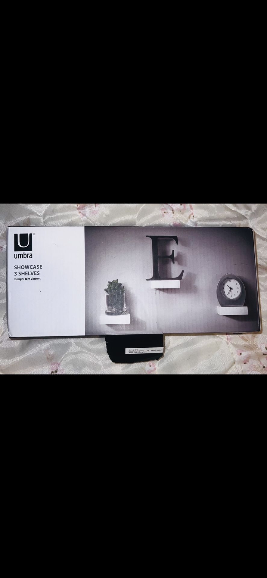 3 PIECE WHITE DECOR SHELVES