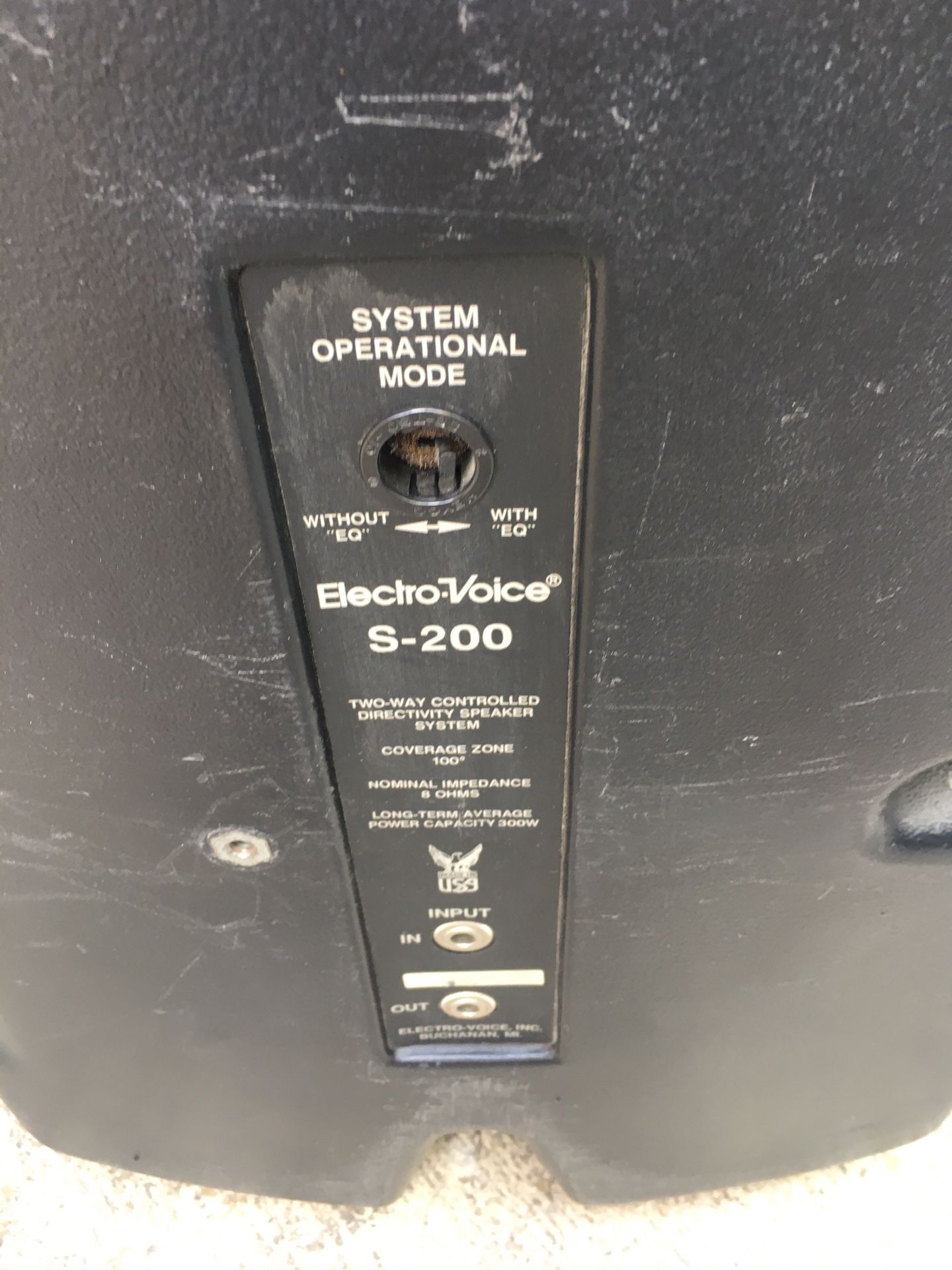 Electro Voice Stage System 200 Speaker for Sale in West Hollywood, CA