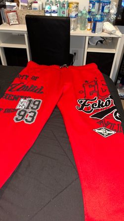 Red sweats